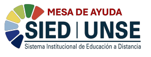 Mesa de Ayuda del SIED-UNSE